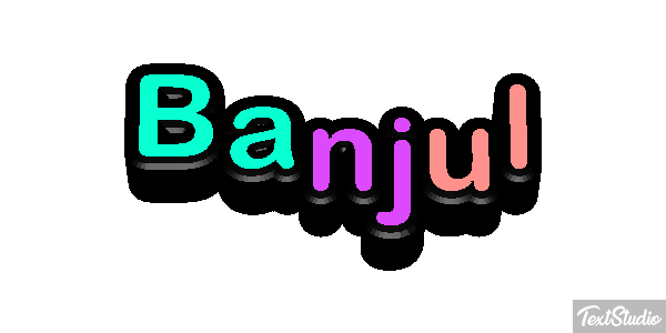 Banjul Effet de texte