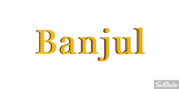 Banjul Effet de texte