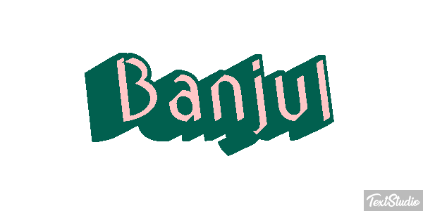 Banjul Effet de texte