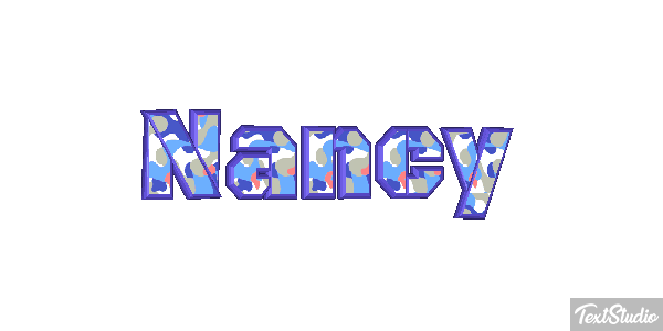 Nancy Текстовый эффект
