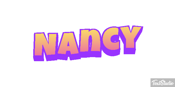 Nancy Текстовый эффект