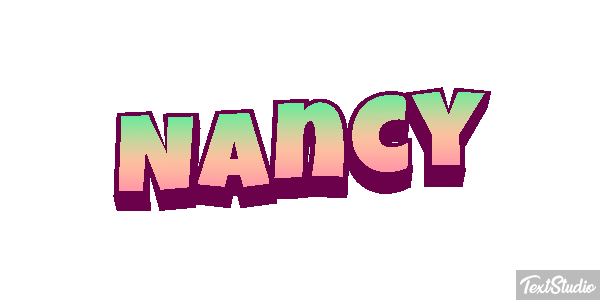 Nancy Текстовый эффект