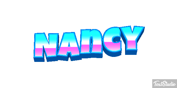 Nancy Текстовый эффект