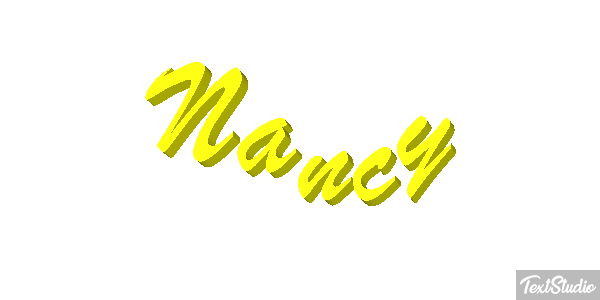 Nancy Текстовый эффект