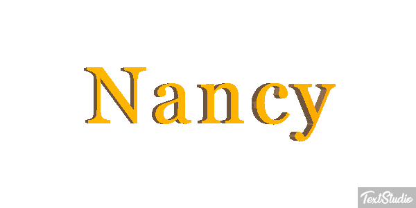 Nancy Текстовый эффект