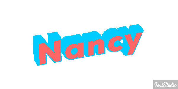 Nancy Текстовый эффект