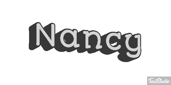 Nancy Текстовый эффект