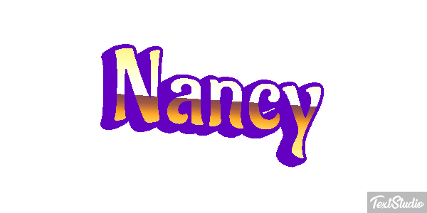 Nancy Текстовый эффект