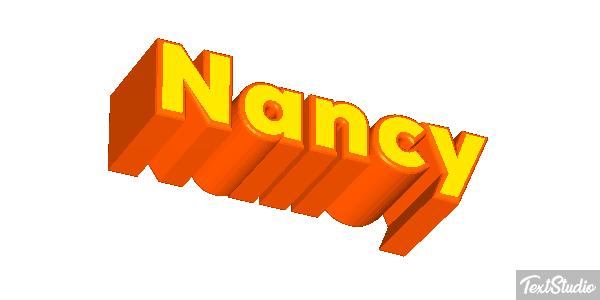 Nancy Текстовый эффект
