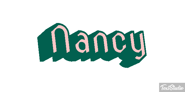 Nancy Текстовый эффект