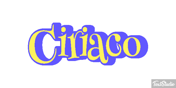 Ciriaco Effetto testo