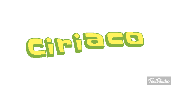 Ciriaco Effetto testo