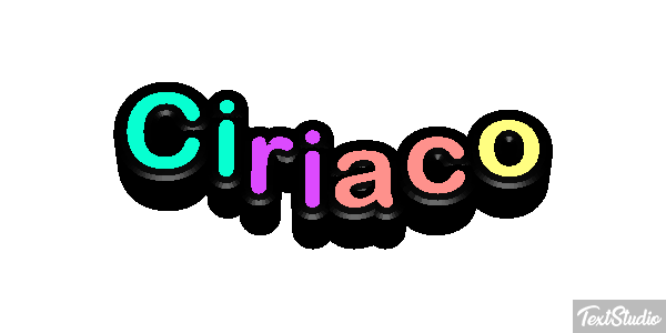 Ciriaco Effetto testo