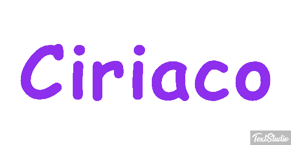 Ciriaco Effetto testo