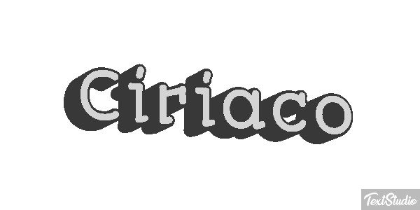 Ciriaco Effetto testo