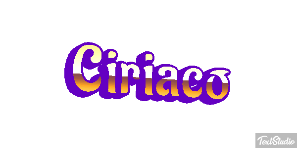 Ciriaco Effetto testo