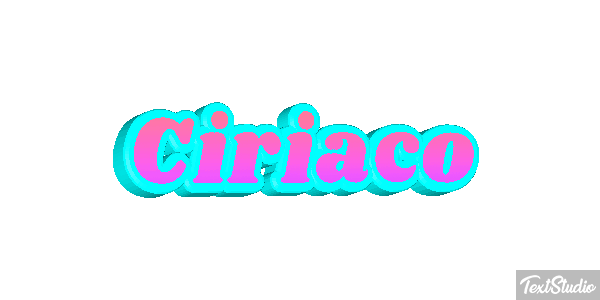 Ciriaco Effetto testo