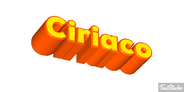 Ciriaco Effetto testo