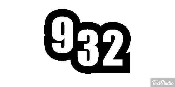 932 Tekst effect