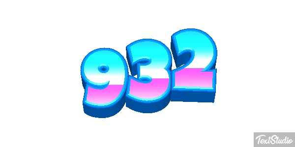932 Tekst effect