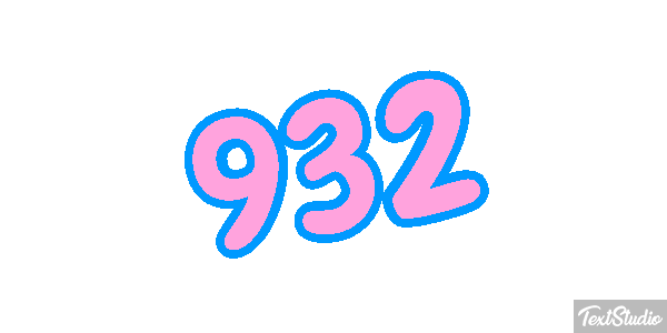 932 Tekst effect