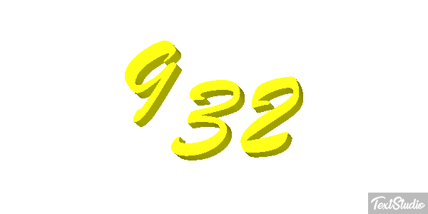 932 Tekst effect