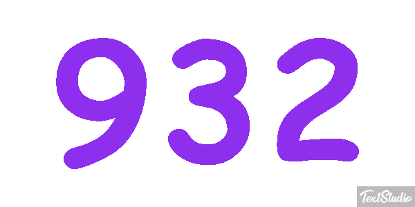 932 Tekst effect