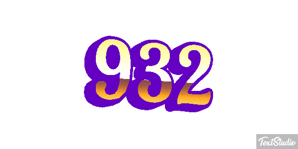 932 Tekst effect
