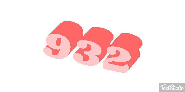 932 Tekst effect
