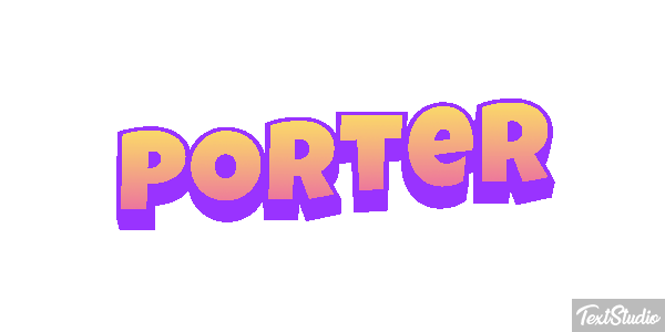 Porter Effet de texte