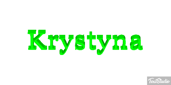 Krystyna Tekst effect