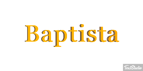Baptista Текстовый эффект
