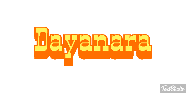 Dayanara Efecto de texto