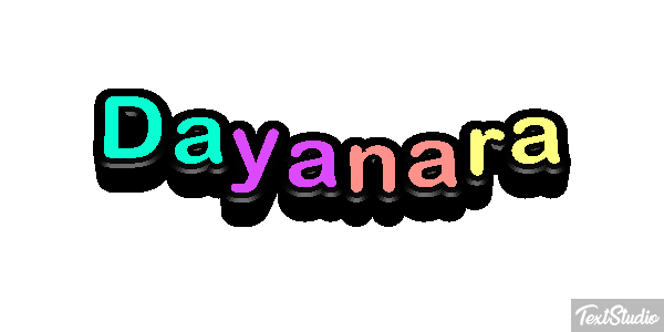 Dayanara Efecto de texto