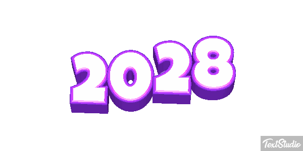 2028 Text effect
