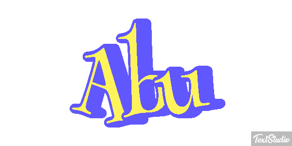 Abu Текстовый эффект