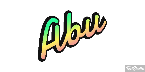 Abu Текстовый эффект