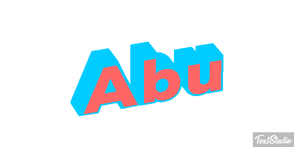 Abu Текстовый эффект