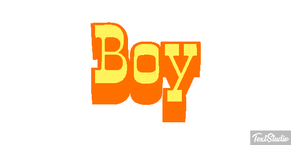 Boy Efekt tekstowy