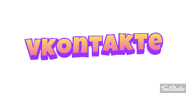 VKontakte Effetto testo