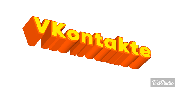 VKontakte Effetto testo