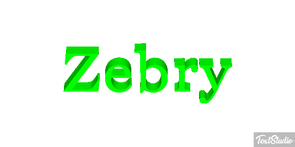 Zebry テキスト効果