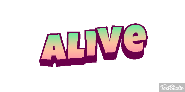 Alive Text effect