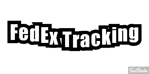FedEx Tracking テキスト効果