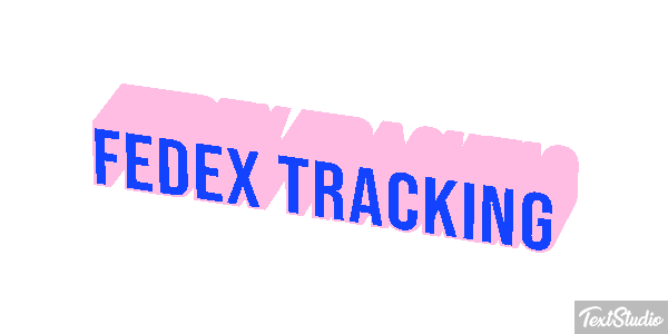 FedEx Tracking テキスト効果