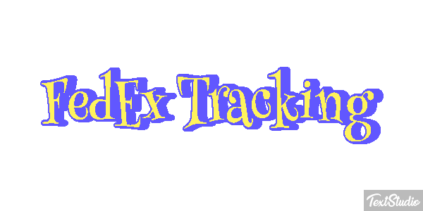 FedEx Tracking テキスト効果