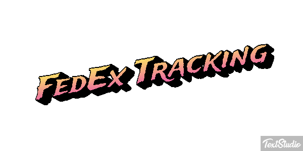 FedEx Tracking テキスト効果
