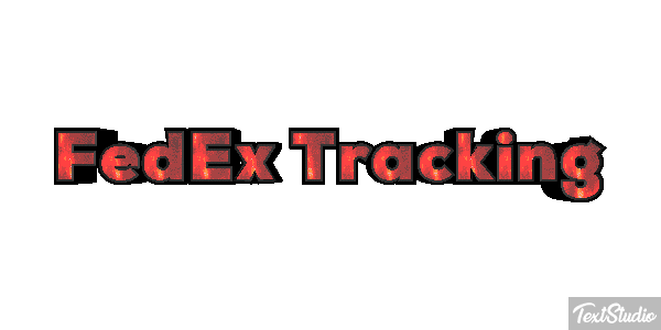 FedEx Tracking テキスト効果