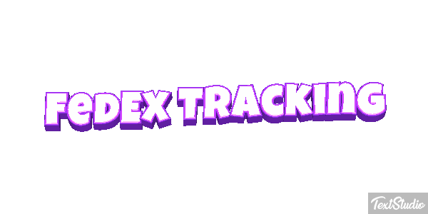 FedEx Tracking テキスト効果