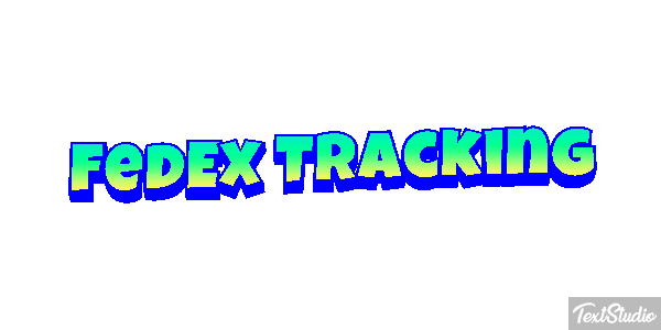 FedEx Tracking テキスト効果